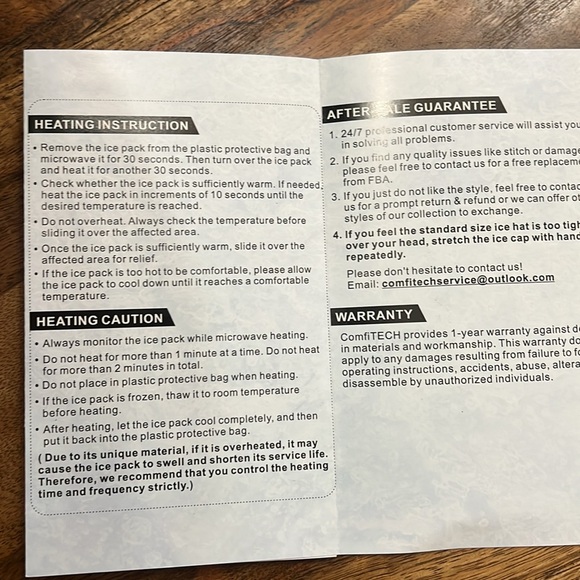 ComfiTech Cold Compression Headache Relief Hat - Picture 5 of 5